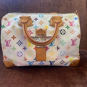 Louis Vuitton-DISCONTINUED- speedy 30- multicolor monogram murakami